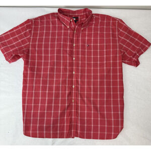 Y2K Vintage Tommy Hilfiger Button Down Shirt XXL Logo Chest Preppy Locker Loop